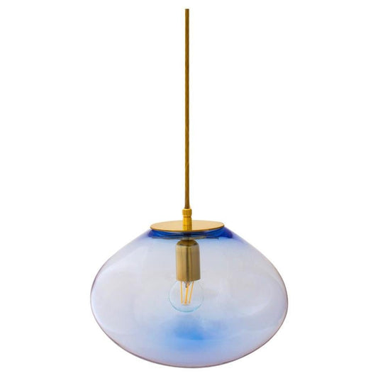 Planetoide Vesta Steel Blue Pendant by Eloa