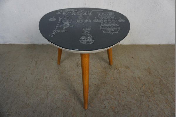 Plant Table with Decorated Top, 1950s-GPQ-1352540