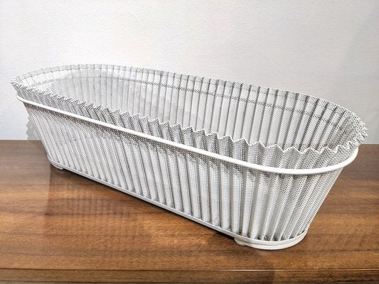 Planter in White Perforated Sheet Metal by Mathieu Matégot-DLN-1454826