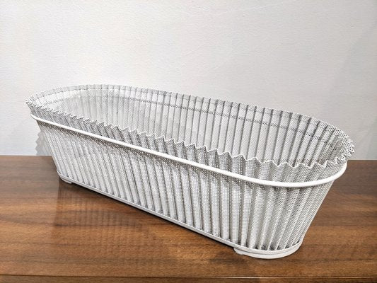 Planter in White Perforated Sheet Metal by Mathieu Matégot-DLN-1454826