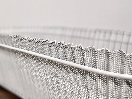 Planter in White Perforated Sheet Metal by Mathieu Matégot-DLN-1454826