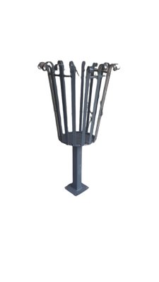 Planters in Iron, Set of 2-TCS-1264225