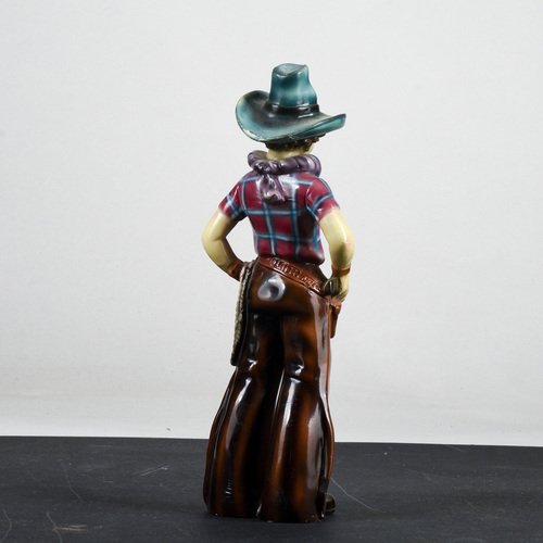 Plaster Cowboy Sculpture Statue from ILPA, 1960