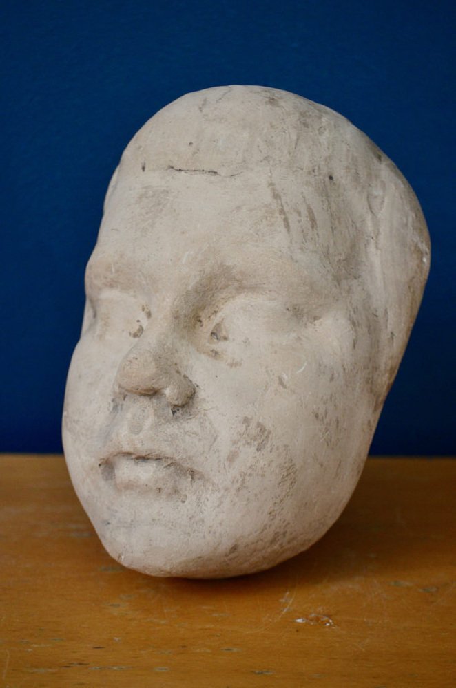 Plaster Mask of Child's Face, France, 1924