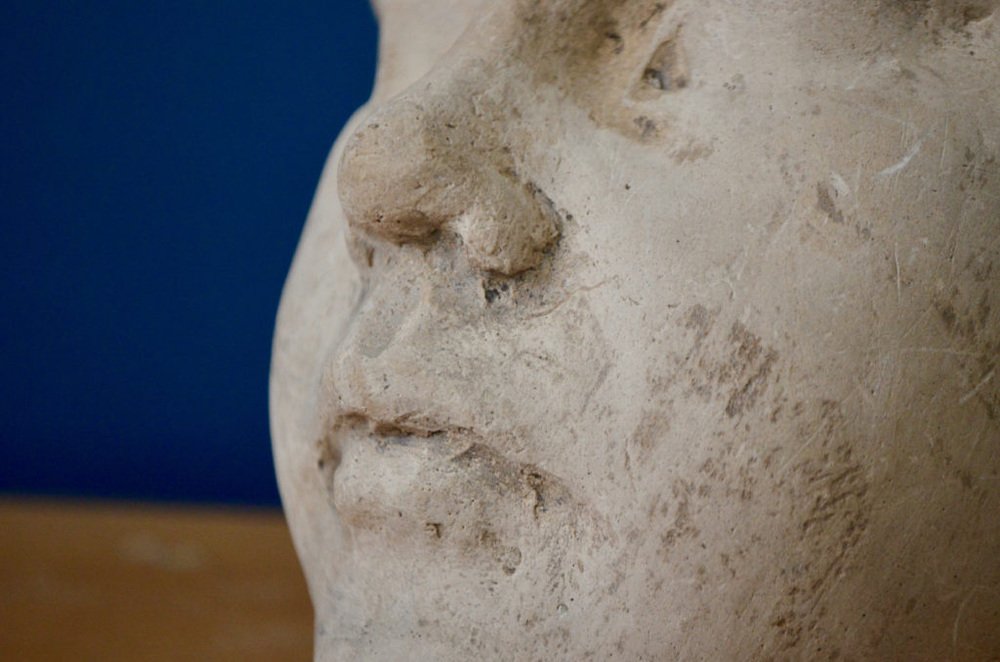 Plaster Mask of Child's Face, France, 1924