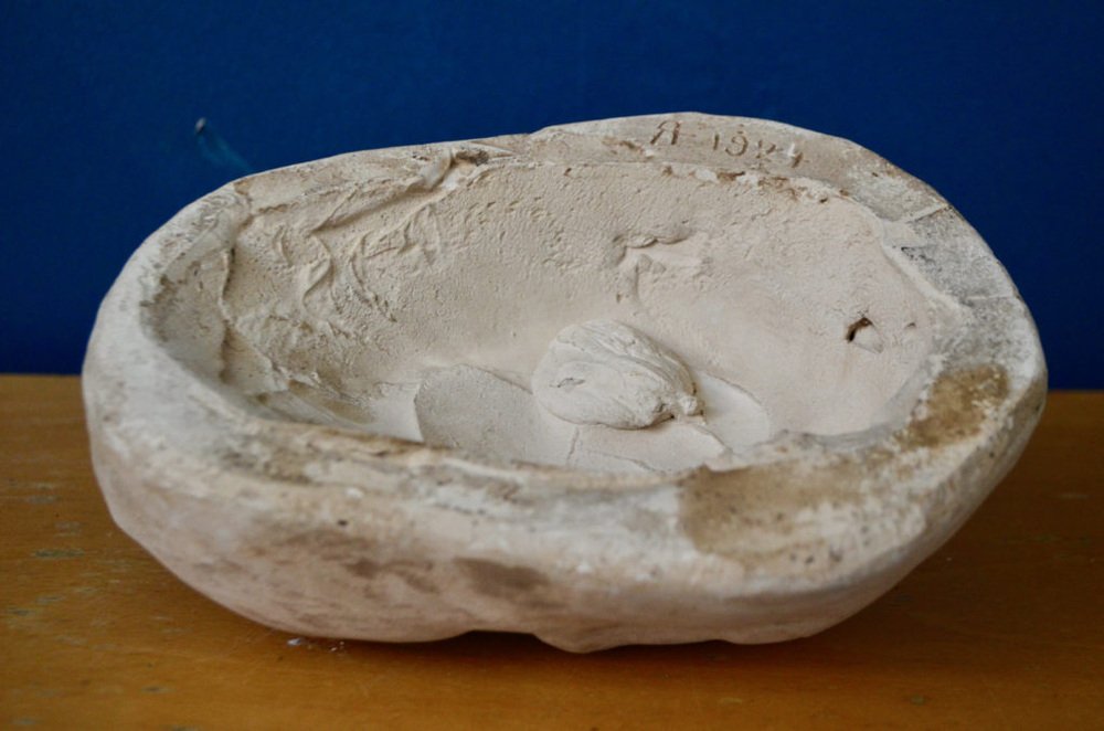 Plaster Mask of Child's Face, France, 1924