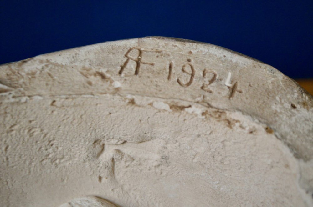 Plaster Mask of Child's Face, France, 1924