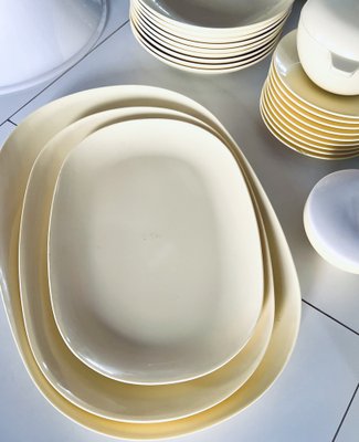 Plastic Dinner Service for 9, France, 1960s, Set of 72-HDF-1716240