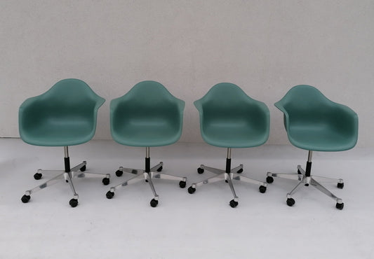 Plastic Pacc Armchair by Charles & Ray Eames for Vitra, 2000s, Set of 4