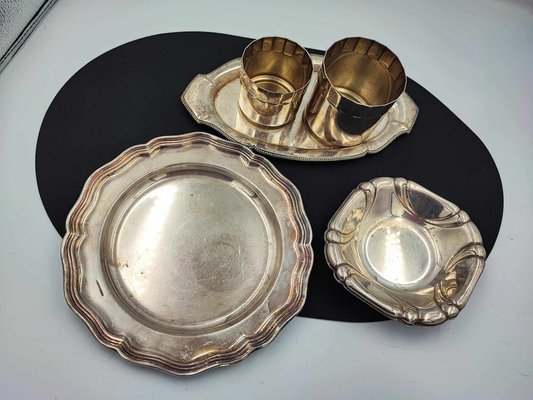 Plates, Trays, Plate & Containers, 1920s, Set of 5-CAQ-1794812