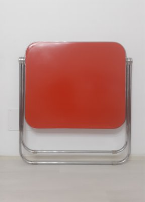 Plato Desk and Pluff Stool by Giancarlo Piretti for Anonima Castelli, 1970s, Set of 2-PCO-1813288