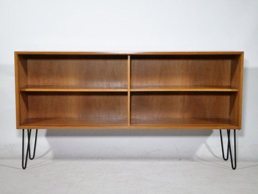 Plato Shelf Sideboard in Walnut with Hairpin Legs by Lothar Wegner, 1960s-LVS-1768679