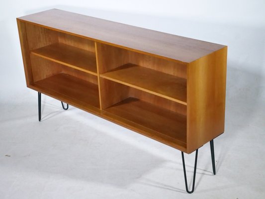 Plato Shelf Sideboard in Walnut with Hairpin Legs by Lothar Wegner, 1960s-LVS-1768679