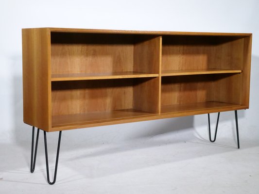 Plato Shelf Sideboard in Walnut with Hairpin Legs by Lothar Wegner, 1960s-LVS-1768679