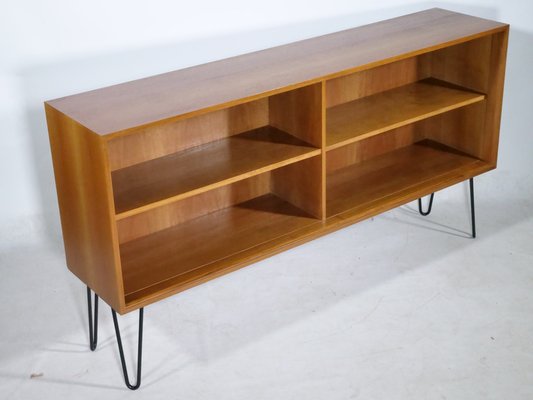 Plato Shelf Sideboard in Walnut with Hairpin Legs by Lothar Wegner, 1960s-LVS-1768679