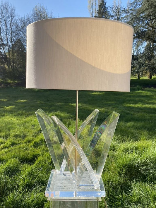 Plexi and Brass Lamp by Hivo Van Teal