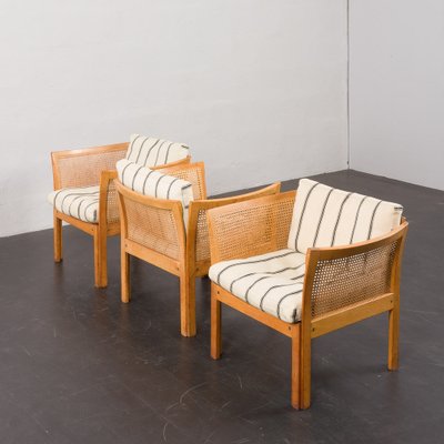 Plexus Living Room Set in Oak by Illum Wikkelsø for CFC Silkeborg, 1960, Set of 3-UE-1785059