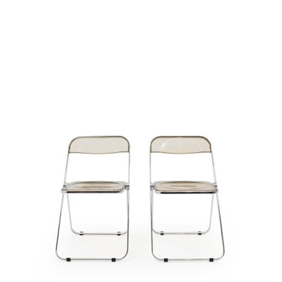 Plia Chairs by Giancarlo Piretti for Castelli, 1970s, Set of 2-TJQ-1378179