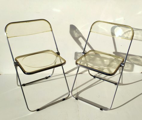 Plia Chairs by Piretti for Anonima Castelli, 1967, Set of 4-EI-1804328