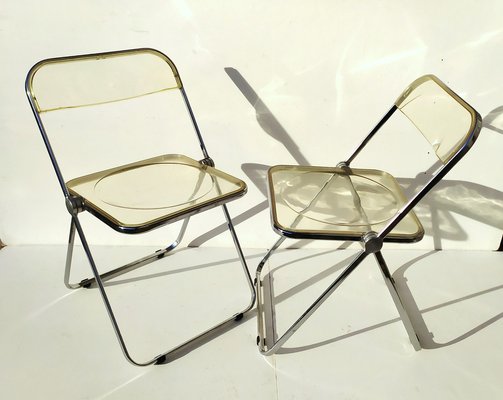 Plia Chairs by Piretti for Anonima Castelli, 1967, Set of 4-EI-1804328