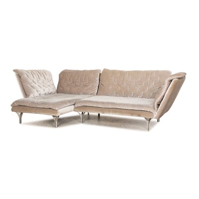 Pliee Fabric Corner Sofa in Gray Silver from Bretz-RQW-1748391