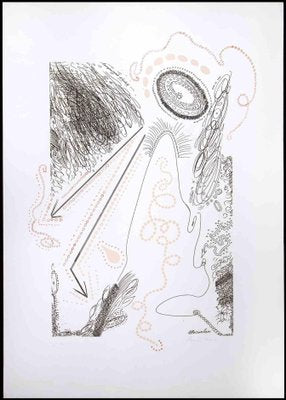 Plinio Mesciulam, Abstract Composition, Original Lithograph, 1973-ZCI-1310301