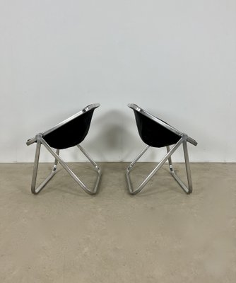 Plone Desk Chair by Giancarlo Pierre Forses for Castles, 1970s, Set of 2-HFM-1219771