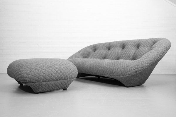 Ploum 3-Seat Sofa and Ottoman by E. & R. Bouroullec for Ligne Roset, 2000s, Set of 2-ZA-1543006