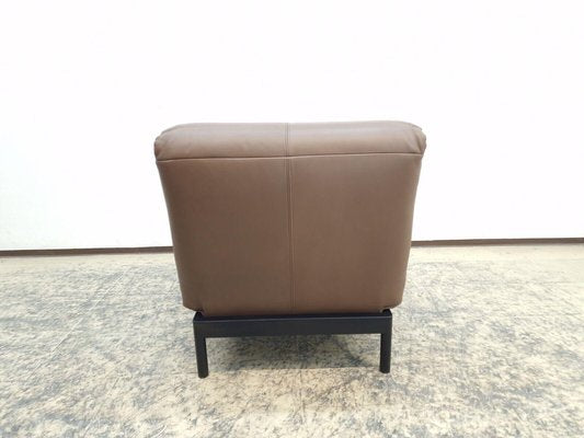 Plura Leather Armchair in Brown from Rolf Benz-BVM-2032779