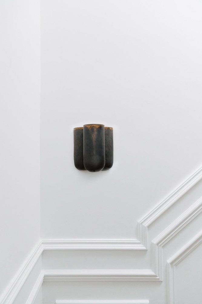 Plus Brillance Blackened Gold Wall Light by Lisa Allegra