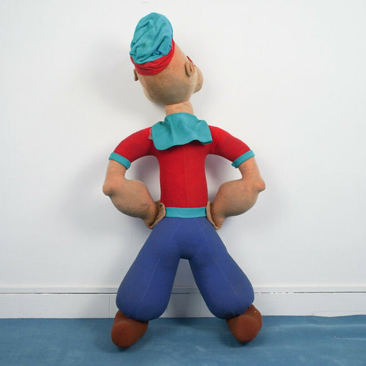 Plush Arm Wrestling Puppet Toy, 1960s