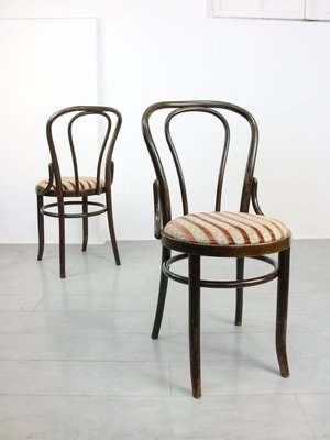 Plush Upholstered Dining Chairs by Michael Thonet, 1970s, Set of 2-HGJ-887679