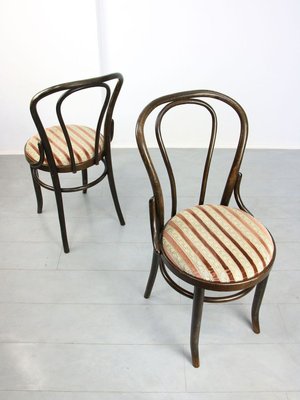 Plush Upholstered Dining Chairs by Michael Thonet, 1970s, Set of 2-HGJ-887679