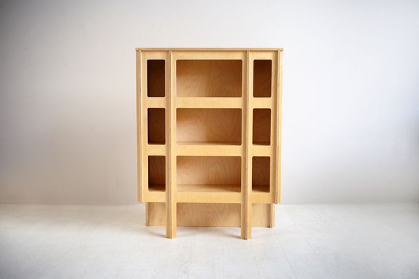 Plywood Bookcase, Finland, 2000s, Set of 2-FQ-768713