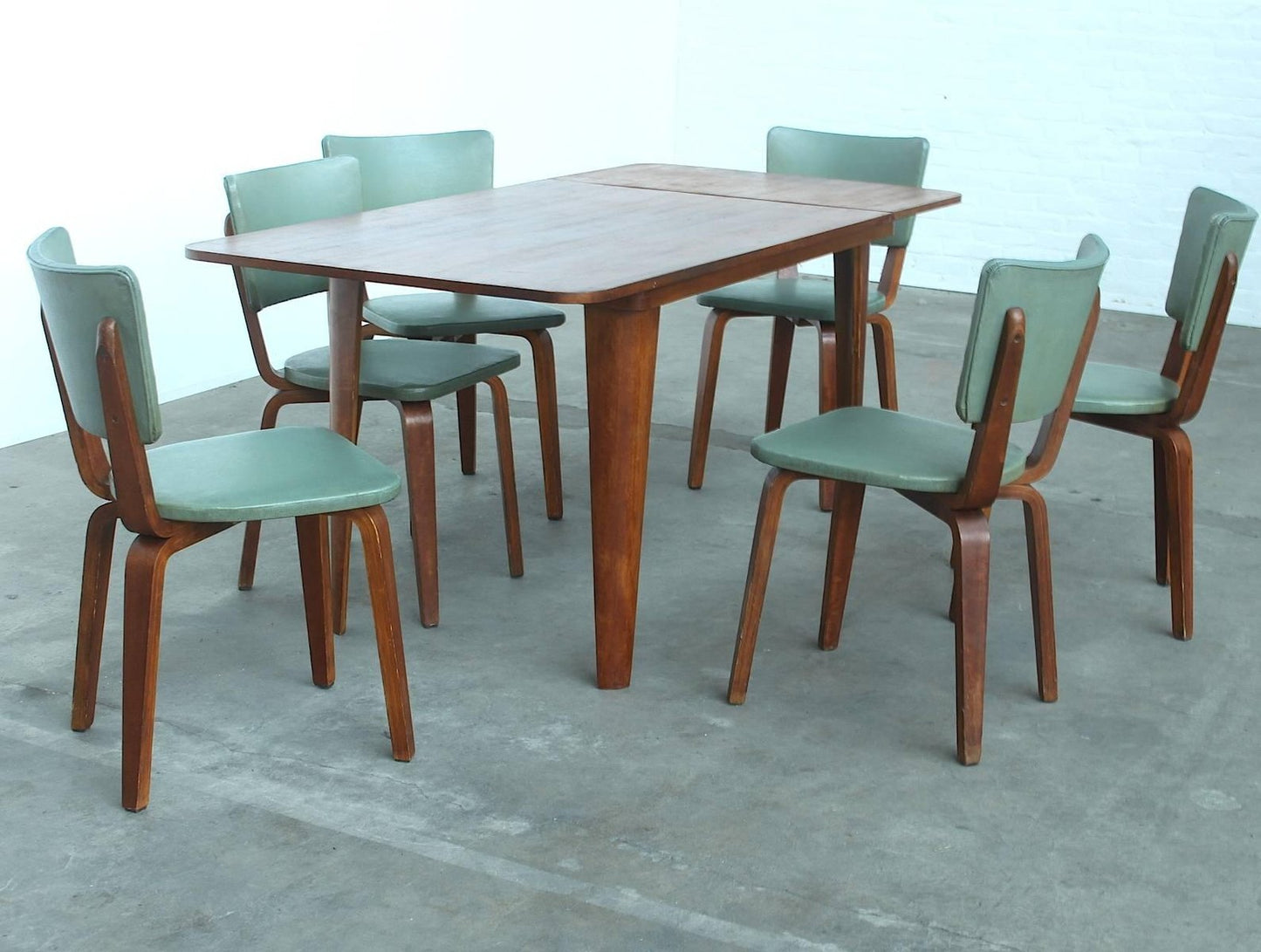 Plywood Dining Chairs by Cor Alons for Gouda den Boer, 1940s, Set of 6