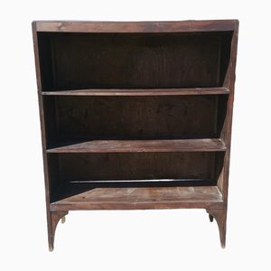 Plywood Open Etagere Bookcase, Italy, 1940s-RAQ-1300530