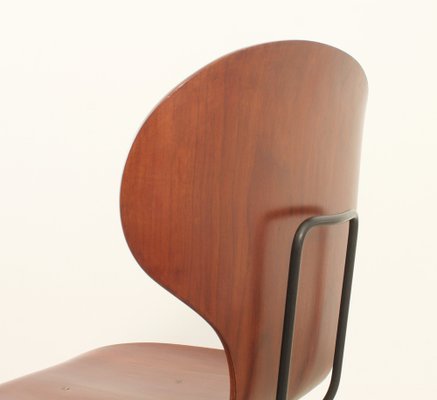 Plywood Side Chairs by Carlo Ratti, Italy, 1950s, Set of 6-UB-1822169