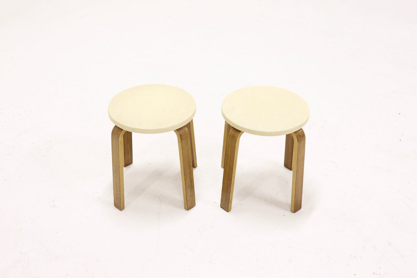 Plywood Stools by Cor Alons for Gouda den Boer, 1950s, Set of 2