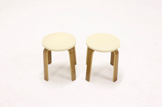 Plywood Stools by Cor Alons for Gouda den Boer, 1950s, Set of 2