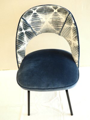 Poach Chairs in Velvet, Set of 2-TKR-1343753