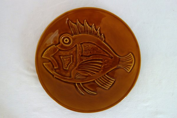 Poisson Plates by Robert Picault for Longchamp, 1970s, Set of 12-XTZ-1775449