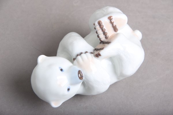 Polar Bear Cub Model 538 by Merete Aergaard for Royal Copenhagen-DQ-1350519