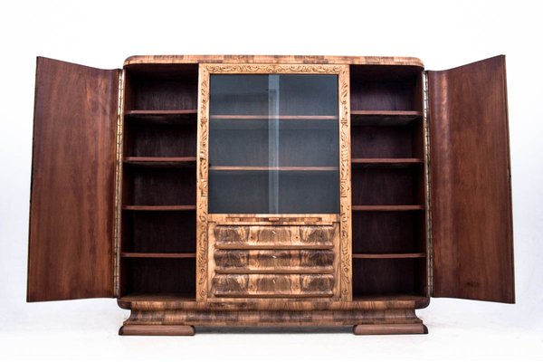 Polish Art Deco Bookcase, 1930s-BXB-883389