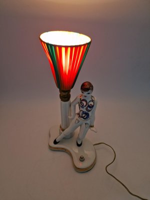 Polish Ceramic Bedside Lamp, 1950s-RKF-1821322