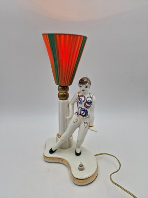 Polish Ceramic Bedside Lamp, 1950s-RKF-1821322