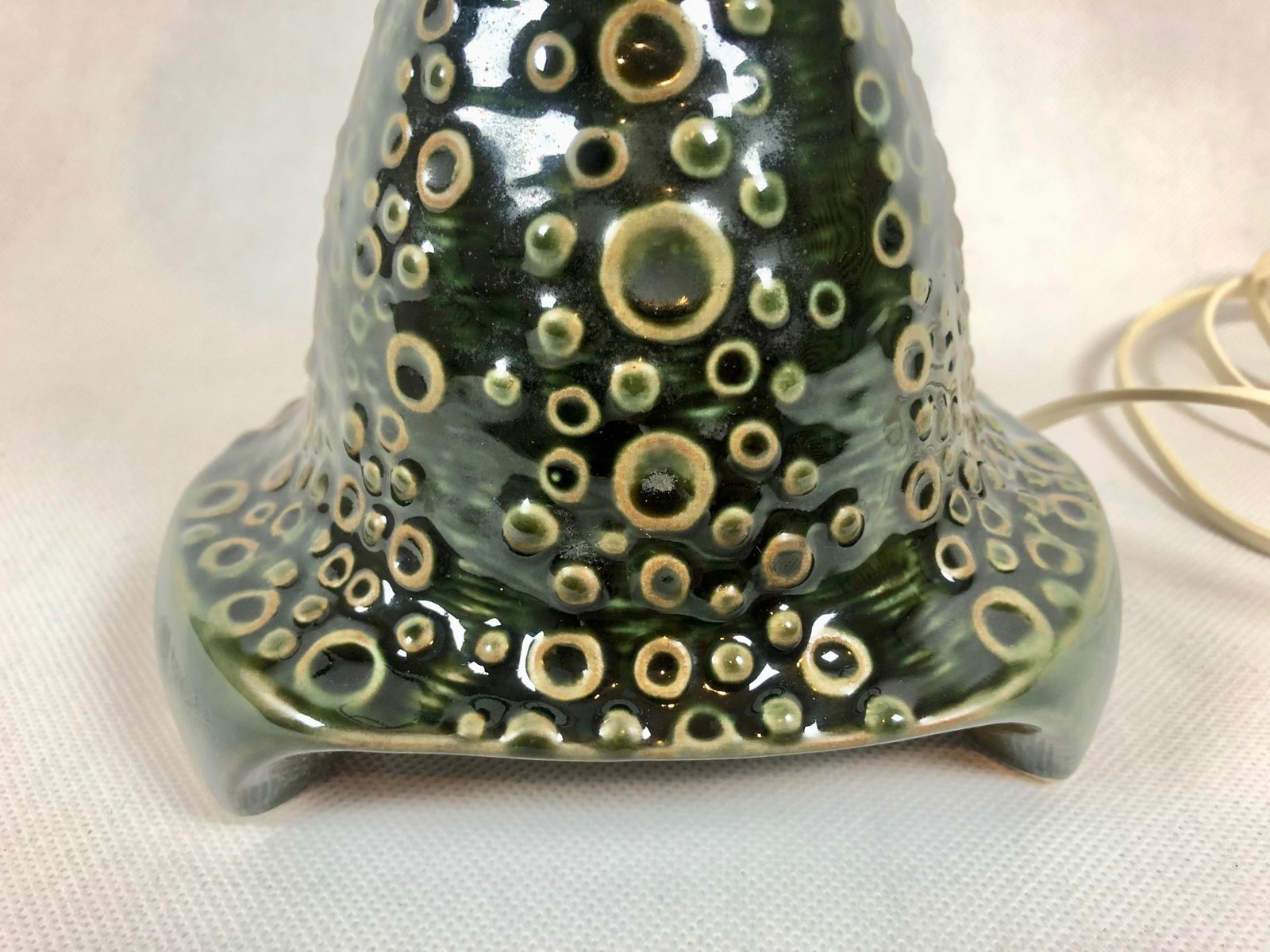 Polish Ceramic Table Lamp from Wałopt Wałbrzych, 1960s