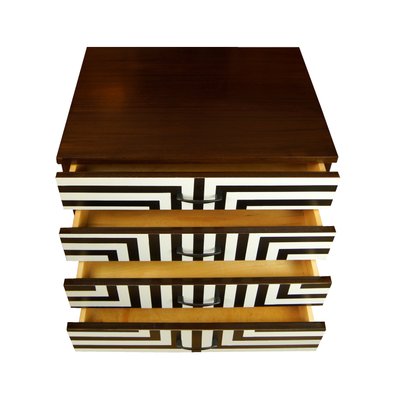 Polish Chest of Drawers with Op Art Motif, 1970s-YQY-2021880