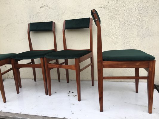 Polish Dining Chairs from Olsztyńskie Fabryki Mebli, 1960s, Set of 4-WQQ-868926