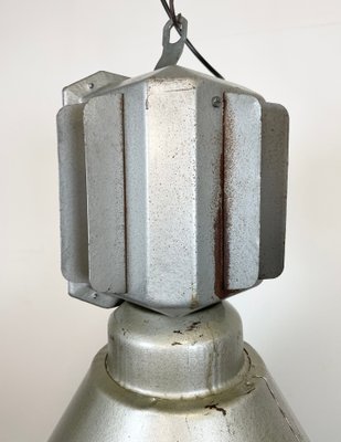 Polish Industrial Factory Ceiling Lamp with Glass Cover from Mesko, 1990s-CGF-1268366