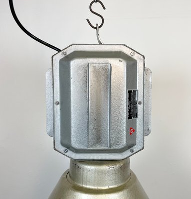 Polish Industrial Factory Ceiling Lamp with Glass Cover from Mesko, 1990s-CGF-1268366